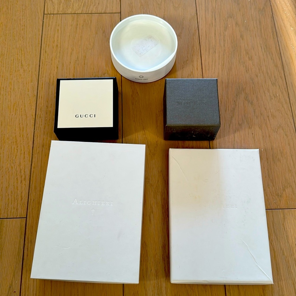 5 Empty Jewelry Boxes
